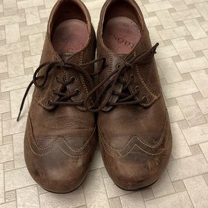 Brown LEATHER Taos shoes